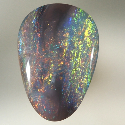 SOLID BLACK OPAL Bright multicolour, colours always showing